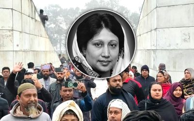 খালেদা জিয়ার কবর জিয়ারতে মানুষের ঢল, জিয়া উদ্যানজুড়ে শোকের আবহ