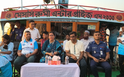 রাজবাড়ীতে নৌযান শুমারি ২০২৬ নিয়ে অবহিতকরণ সভা ও নৌ র‍্যালী